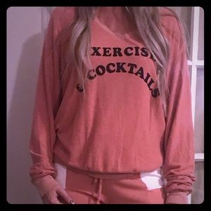 Pink wildfox sweatshirt